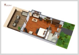 Premium Beachfront Bungalow Floorplan