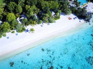 Hero Aerial of Beach - Pacific Resort Aitutaki (