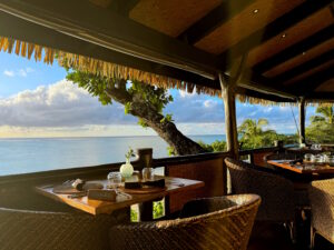 Pacific Resort Aitutaki Rapae Bay Dining View